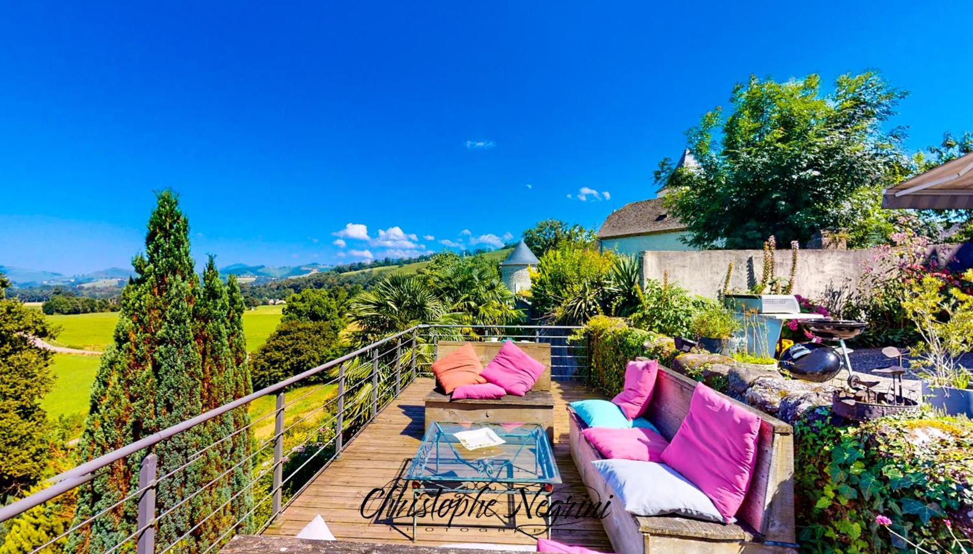 Chateau Porthos Tranquillite Des Pyrenees Lanne-en-Baretous Exteriér fotografie
